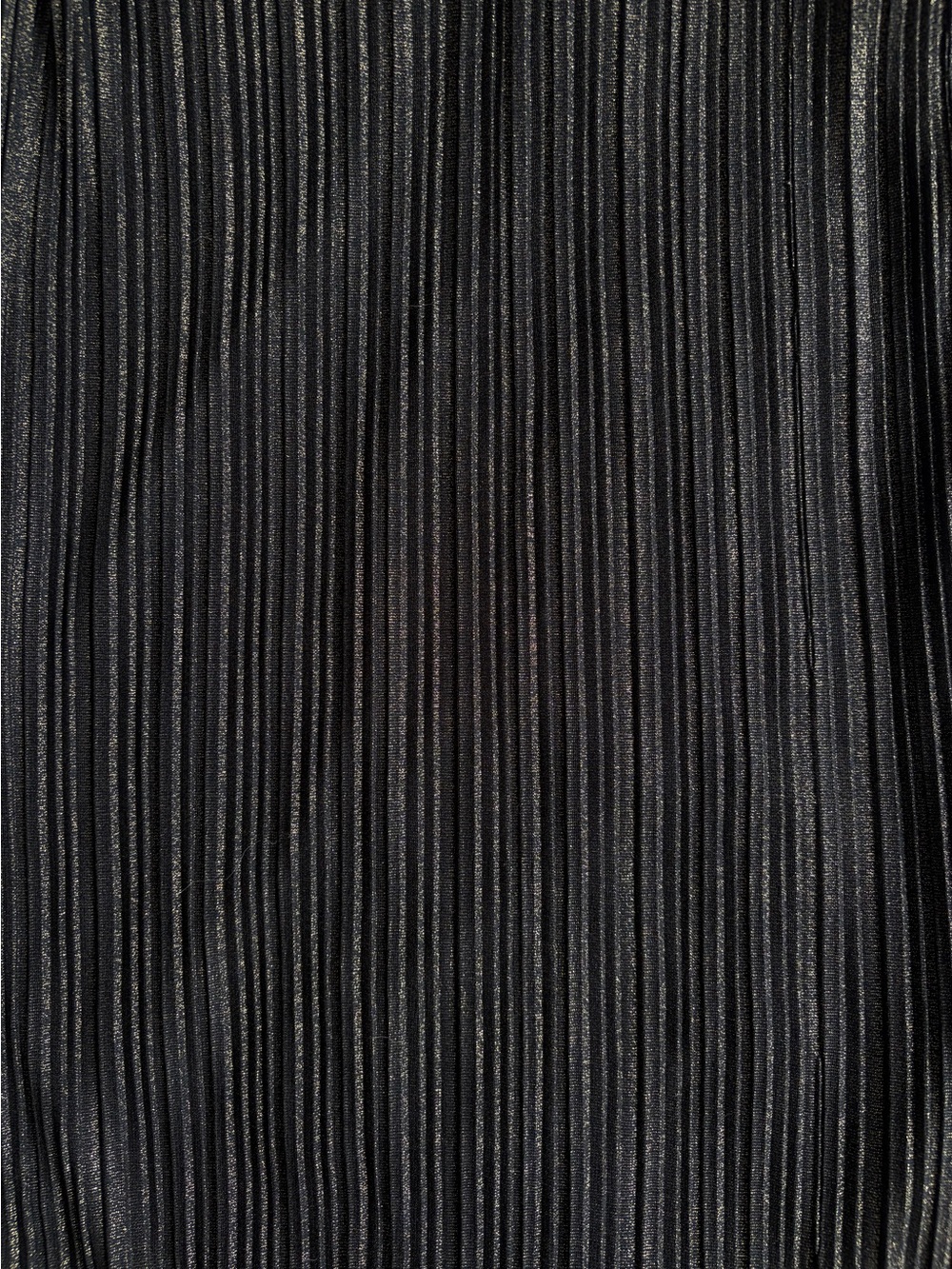 Mimi Chica Black Gold Metallic Plissé Maxi Dress Vintage Y2K Layered Small - Picture 6 of 6